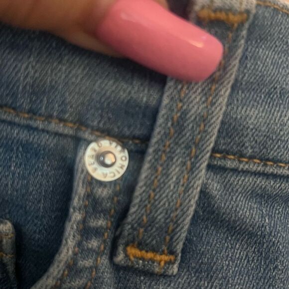 🌸 VERONICA BEARD Carly Kick Flare High Rise Light Blue Jeans Size Small - Picture 5 of 8